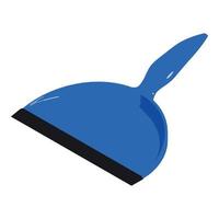 Cleaning dustpan icon, isometric style vector