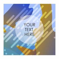 Colorful background with typography design vector