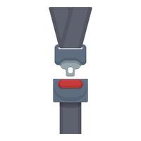 Buckle belt icon cartoon vector. Car seat vector