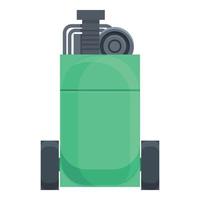 Power compressor icon, cartoon style vector