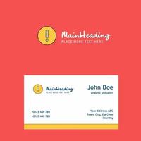 Error logo Design with business card template Elegant corporate identity Vector