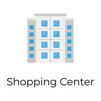 Trendy Shopping Centre vector