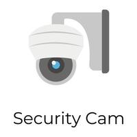 Trendy Security Camera vector