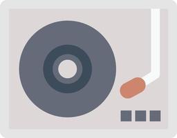 ilustración de vector de vinilo cd en un fondo. símbolos de calidad premium. iconos vectoriales para concepto y diseño gráfico.