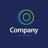 O Technology Logo. Business Brand identity design vector