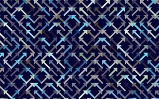 Arrow Vector seamless pattern Banner. Geometric striped ornament. Monochrome linear background