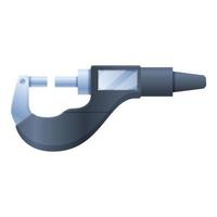 Diameter micrometer icon, cartoon style vector