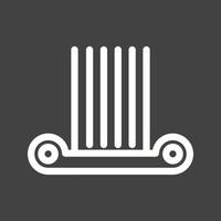 Column Line Inverted Icon vector