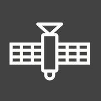 Satellite Line Inverted Icon vector