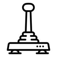 Controller joystick icon, outline style vector