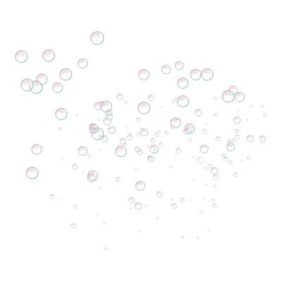 Bubbles icon, realistic style