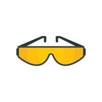 icono de gafas de sol, estilo plano vector