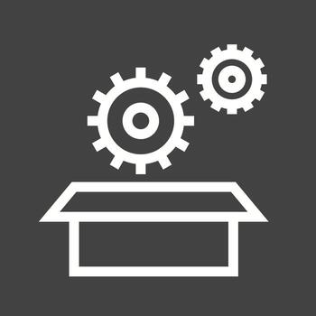 Development Tools Line Inverted Icon vector