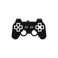 icono del controlador de juego, estilo simple vector