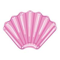 Inflatable shell icon cartoon vector. Summer float vector
