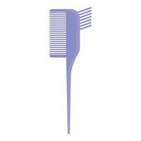 vector de dibujos animados de icono de peine múltiple. cepillo de pelo