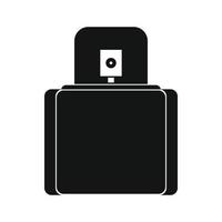 Female perfume flacon with sprayer icon vector