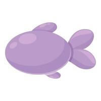 Air fish icon cartoon vector. Animal toy vector