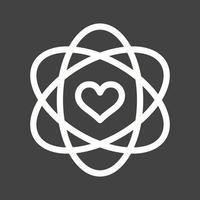 Core Values Line Inverted Icon vector