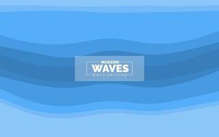 Abstract Waves background. Dynamic shapes composition vector