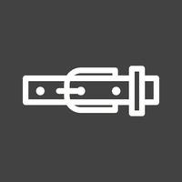 Belt Line Inverted Icon vector