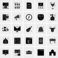 25 Universal Business Icons Vector Creative Icon Illustration to use in web and Mobile Related project