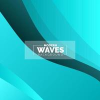 Abstract Waves background. Dynamic shapes composition vector