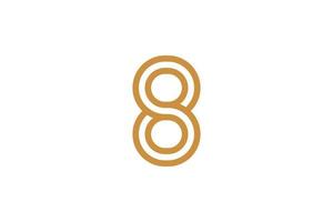 Unique Monoline B Logo vector