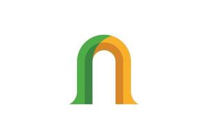 Creative Letter N Logo vector