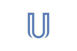 Letter U Abstract Logo vector