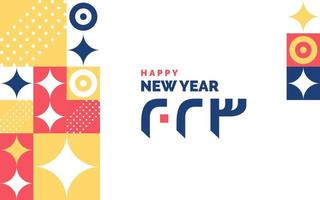 2023 Happy New year Banner Design vector