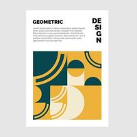 Colorful geometric Brochure background vector illustration