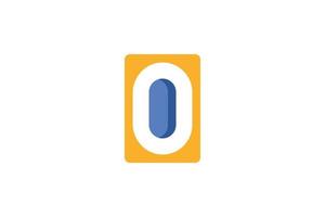 Letter O Colorful Logo vector