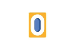 Letter O Colorful Logo vector