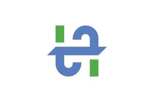 Flat Design Letter T Logo vector