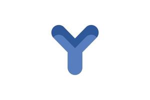 Y Letter Colorful Logo vector