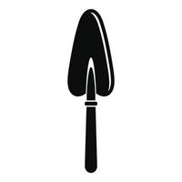 Hand shovel icon, simple style vector