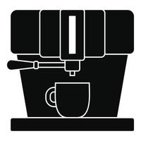 Modern coffee machine icon, simple style vector