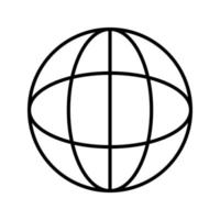 Unique Globe Vector Icon