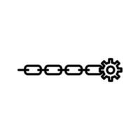 Unique Link Optimization Vector Icon