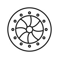 Unique Optical Diaphram Vector Icon