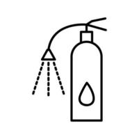 Unique Using Extinguisher Vector Icon