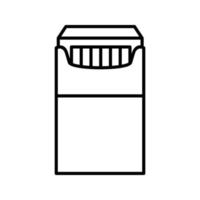 Unique Packet of Cigarettes Vector Icon