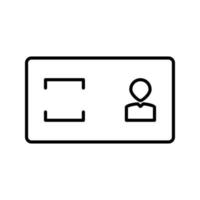icono de vector de tarjeta de membresía única