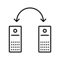 Unique Connected Systems Vector Icon