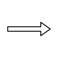 Unique Right Arrow Vector Icon