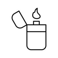 Unique Lighter Vector Icon