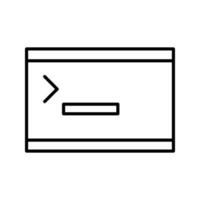 Unique Console Vector Icon