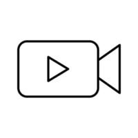 Unique Video Vector Icon