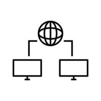 Unique Internet Connectivity Vector Icon